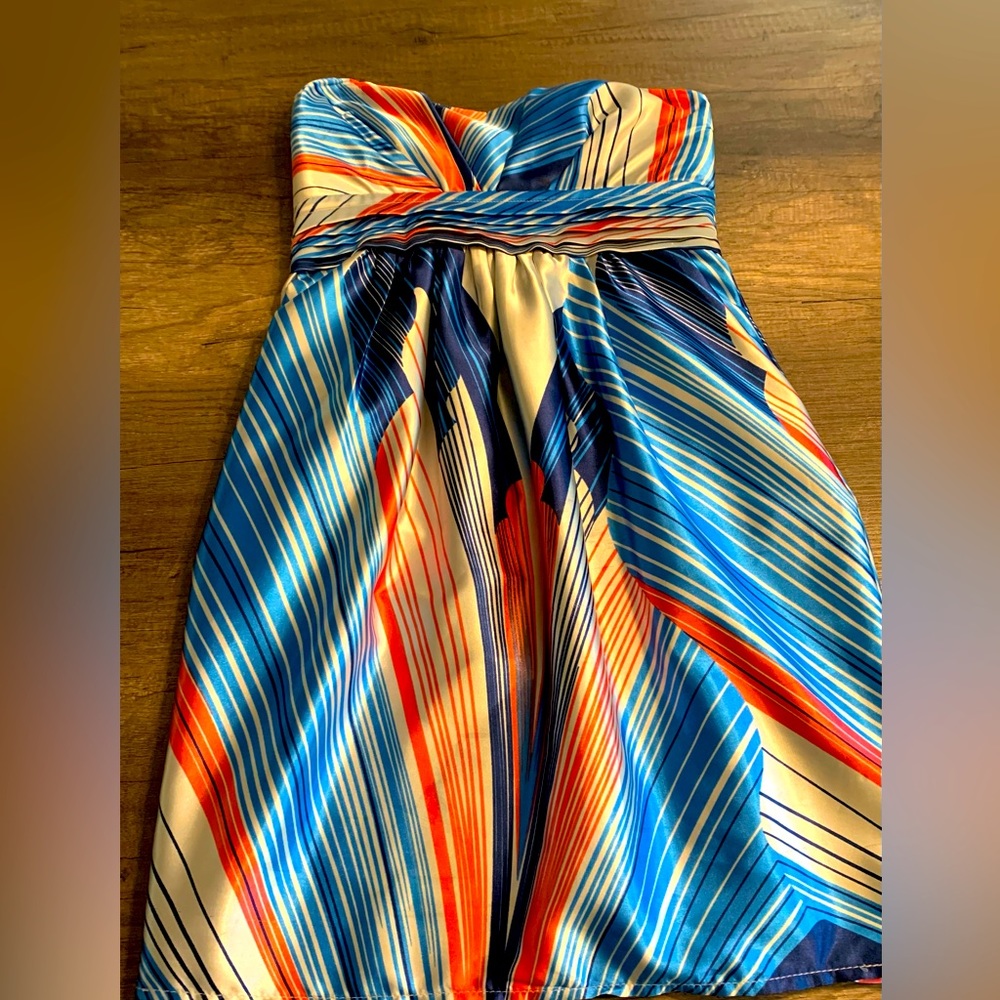 Double Zero strapless mini dress